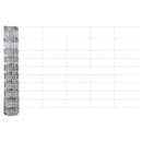 vidaXL Legelőkerítés Ezüst 50 x 1 m Horganyzott acél