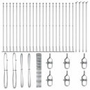 vidaXL Legelőkerítés Ezüst 50 x 1.2 m Horganyzott acél