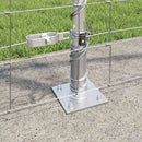 vidaXL Hegesztett Drótháló Beton Alappal 50 x 1,2 m (Sz x M)