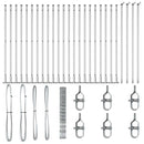 vidaXL Legelőkerítés Ezüst 50 x 1.5 m Horganyzott acél