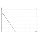 vidaXL Legelőkerítés Ezüst 50 x 1.6 m Horganyzott acél