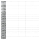 vidaXL Legelőkerítés Ezüst 50 x 1.6 m Horganyzott acél