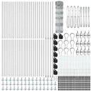 vidaXL Legelőkerítés Ezüst 100 x 0.8 m Horganyzott acél