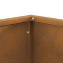 vidaXL Tűzrakó Barna 40 x 40 x 35 cm Acél