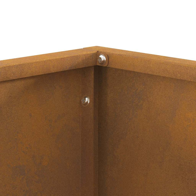 vidaXL Tűzrakó Barna 40 x 40 x 35 cm Acél