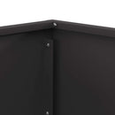 vidaXL Tűzrakó Fekete 60 x 60 x 35 cm Acél