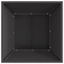 vidaXL Tűzrakó Fekete 60 x 60 x 35 cm Acél