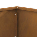 vidaXL Tűzrakó Barna 60 x 60 x 35 cm Acél