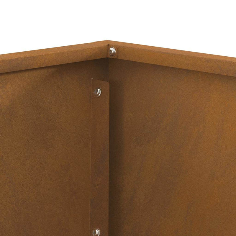 vidaXL Tűzrakó Barna 60 x 60 x 35 cm Acél