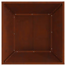 vidaXL Tűzrakó Barna 60 x 60 x 35 cm Időjárásálló acél