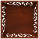 vidaXL Tűzrakó Barna 40 x 40 x 40 cm időjárásálló acél