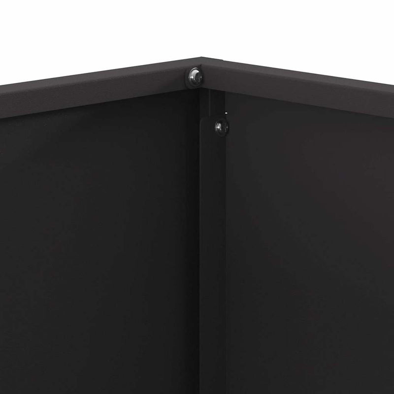 vidaXL Tűzrakó Fekete 60 x 60 x 40 cm Acél