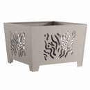 vidaXL Tűzrakó Barna 60 x 60 x 40 cm Acél