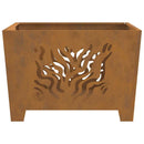 vidaXL Tűzrakó Barna 60 x 60 x 40 cm Acél