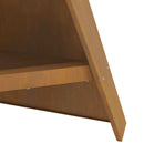 vidaXL Tűzrakó Barna 58 x 40 x 100 cm időjárásálló acél