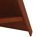 vidaXL Tűzrakó Barna 58 x 40 x 100 cm Időjárásálló acél