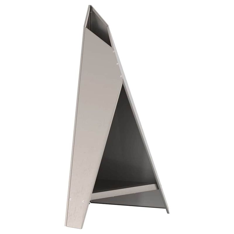 vidaXL Tűzrakó Barna 58 x 40 x 100 cm időjárásálló acél