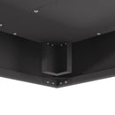 vidaXL Tűzrakó Fekete 60 x 60 x 30 cm Acél