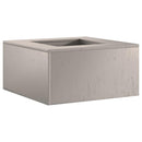 vidaXL Tűzrakó Barna 60 x 60 x 30 cm Acél