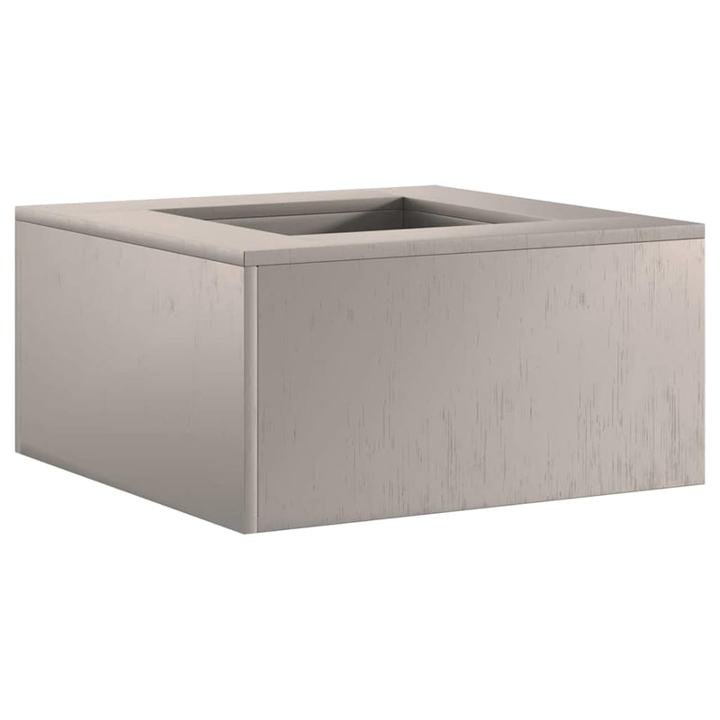 vidaXL Tűzrakó Barna 60 x 60 x 30 cm Acél