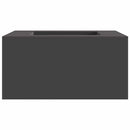 vidaXL Tűzrakó Fekete 80 x 80 x 40 cm Hidegen hengerelt acél