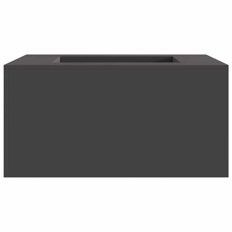 vidaXL Tűzrakó Fekete 80 x 80 x 40 cm Hidegen hengerelt acél