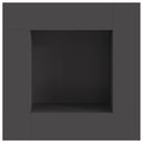 vidaXL Tűzrakó Fekete 80 x 80 x 40 cm Acél