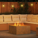 vidaXL Tűzrakó Barna 80 x 80 x 40 cm időjárásálló acél