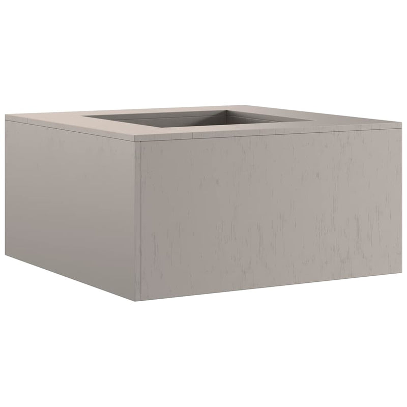 vidaXL Tűzrakó Barna 80 x 80 x 40 cm időjárásálló acél