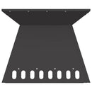 vidaXL Tűzrakó Fekete 48 x 48 x 40 cm Acél