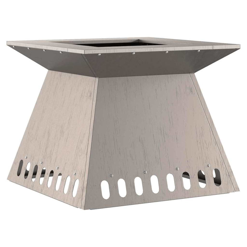 vidaXL Tűzrakó Barna 48 x 48 x 40 cm időjárásálló acél