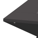 vidaXL Tűzrakó Fekete 60 x 60 x 50 cm Hidegen hengerelt acél