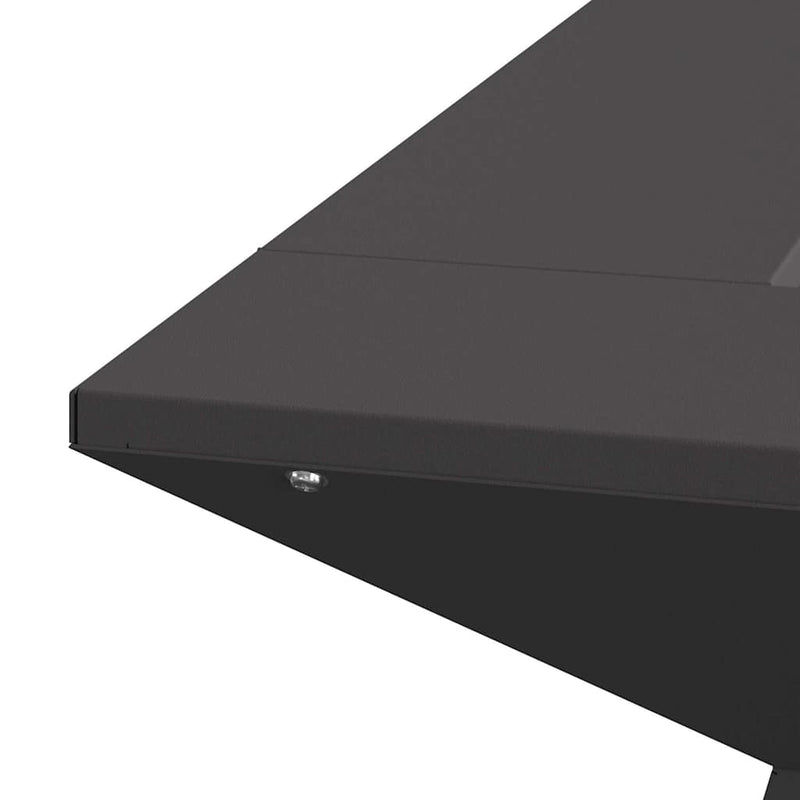 vidaXL Tűzrakó Fekete 60 x 60 x 50 cm Hidegen hengerelt acél