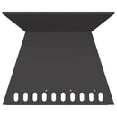 vidaXL Tűzrakó Fekete 60 x 60 x 50 cm Hidegen hengerelt acél