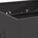 vidaXL Tűzrakó Fekete 60 x 60 x 30 cm Acél