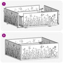 vidaXL Tűzrakó Fekete 80 x 80 x 30 cm Acél