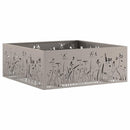 vidaXL Tűzrakó Barna 80 x 80 x 30 cm időjárásálló acél