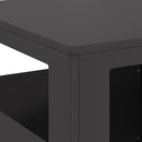 vidaXL Tűzrakó Fekete 35 x 35 x 100 cm Acél