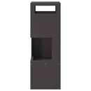 vidaXL Tűzrakó Fekete 35 x 35 x 100 cm Acél