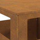 vidaXL Tűzrakó Barna 35 x 35 x 100 cm Acél