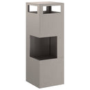 vidaXL Tűzrakó Barna 35 x 35 x 100 cm Acél