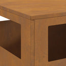 vidaXL Tűzrakó Barna 50 x 50 x 100 cm Acél