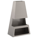 vidaXL Tűzrakó Barna 60 x 35 x 100 cm Acél