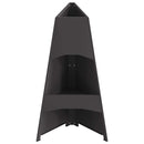 vidaXL Tűzrakó Fekete 50 x 50 x 95 cm Acél