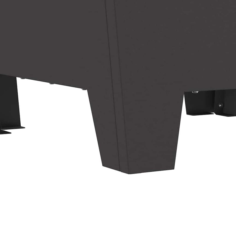 vidaXL Tűzrakó Fekete 50 x 50 x 38 cm Acél