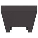 vidaXL Tűzrakó Fekete 50 x 50 x 38 cm Acél