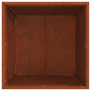 vidaXL Tűzrakó Barna 50 x 50 x 38 cm Időjárásálló acél