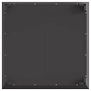 vidaXL Tűzrakó Fekete 80 x 80 x 43 cm Acél