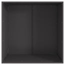 vidaXL Tűzrakó Fekete 80 x 80 x 43 cm Acél