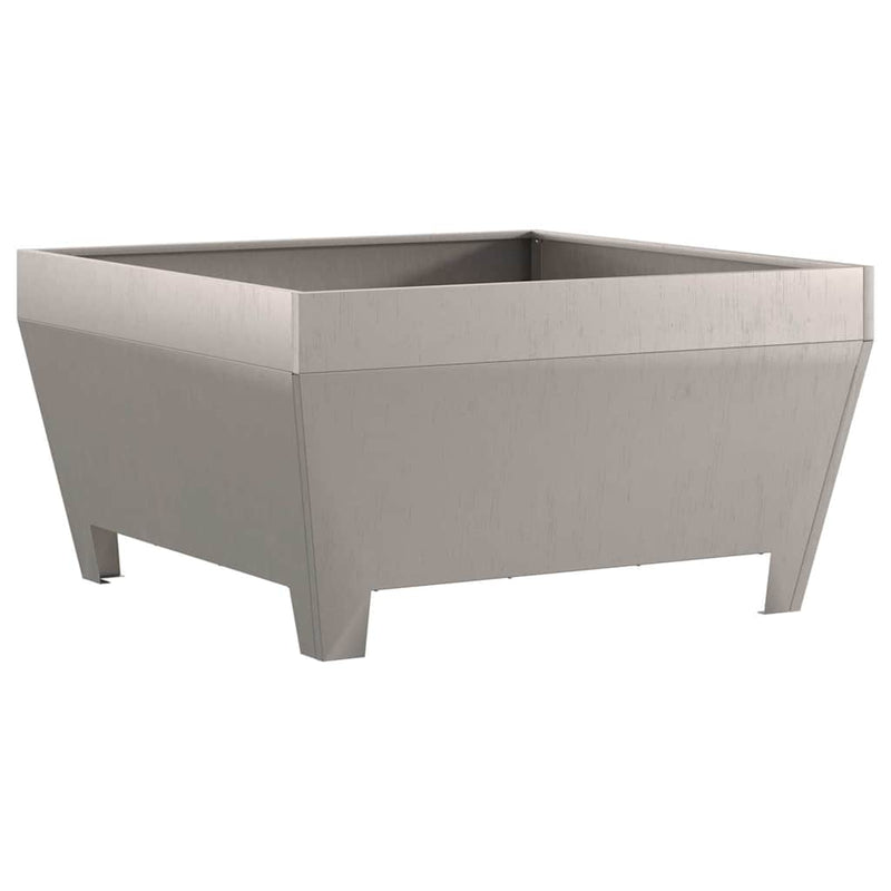 vidaXL Tűzrakó Barna 80 x 80 x 43 cm Acél